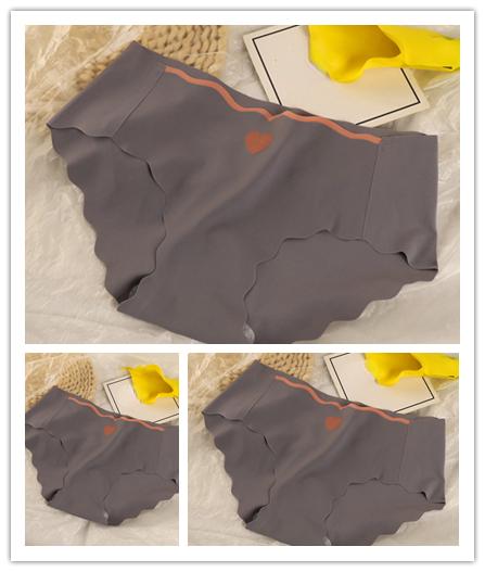 3 шт./лот Сексуальные трусики из ледяного шелка Женские трусики средней посадки Бесшовные трусы Женское нижнее белье для девушек M-XL