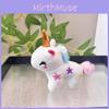 Charming Unicorn Plush Doll Keychain Cute Miniature Horse Plush Toy For Bag Charm