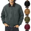 Men's Solid Color Camouflage Outdoor Sports Jacket Men's Pocket Button Casual Jacket