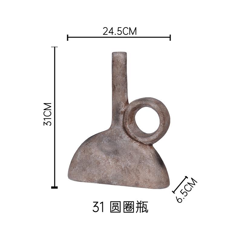 Ретро новая китайская керамическая ваза украшения украшения фарфоровая ваза с цветочной композицией и гидропоникой в крыльце тумба под телевизор