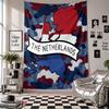 Netherlands Football Wall Tapestry Home Decor Wall Hanging Cloth for Bedroom Living Room Background
