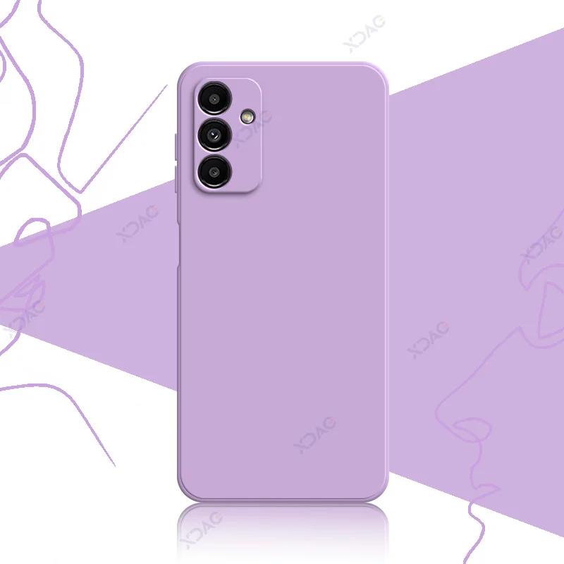 Милые модные силиконовые чехлы для Samsung Galaxy A13 A23 A33 A53 A73 5G SamsungA13 SamsungA23 360 Soft Square Liquid Armor
