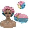 Best Selling Bonnet Satin Double Satin Lined Silk Hair Bonnet with Custom logo