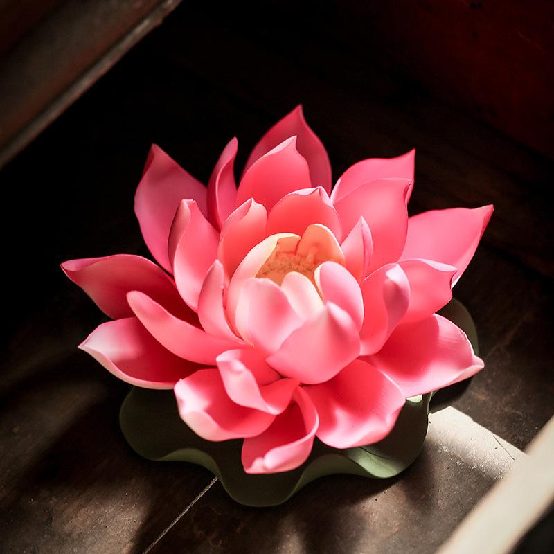 Керамическая печь для благовоний Lotus, держатель для благовоний из нити, точка ароматизации, благовония из сандалового дерева, украшение для дома Chenxiang