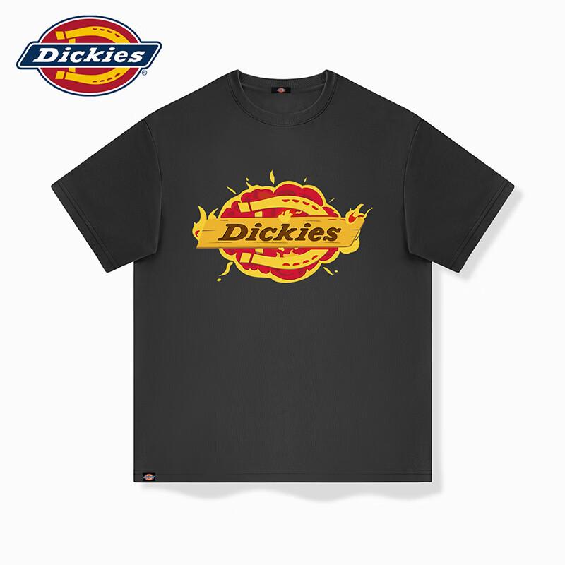 Мужская футболка Dickies свободного кроя, с коротким рукавом, из чистого хлопка