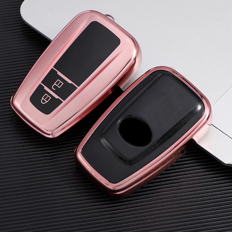 Fashion Colorful TPU Car Remote Key Case Cover Shell Fob For Toyota Corolla Prius Camry CHR C-HR RAV4 Altis Land Cruiser Prado Keyless
