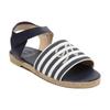 Детские сандалии-эспадрильи Hazzys в полоску Hum60uq52m Nv