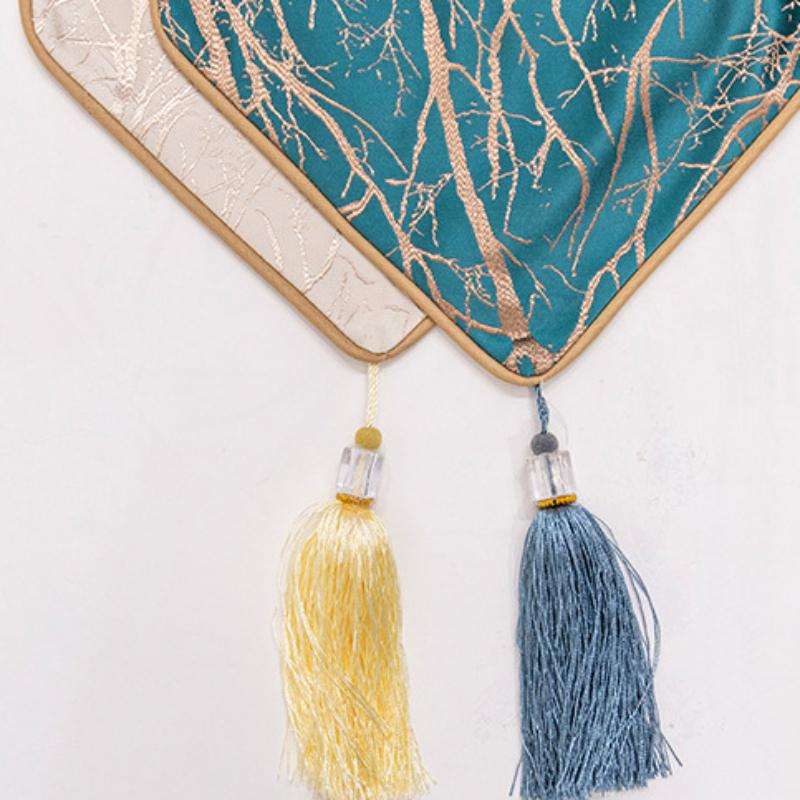 Кисточки в китайском стиле, дорожка для стола, классическая скатерть, декор чайного столика, домашний декор, настольный флаг с кисточкой, креативная крышка стола