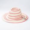 Large brimmed straw hat sunscreen temperament papyrus lafite beach hat sunshade hat lady summer sun panama hat jazz hat man
