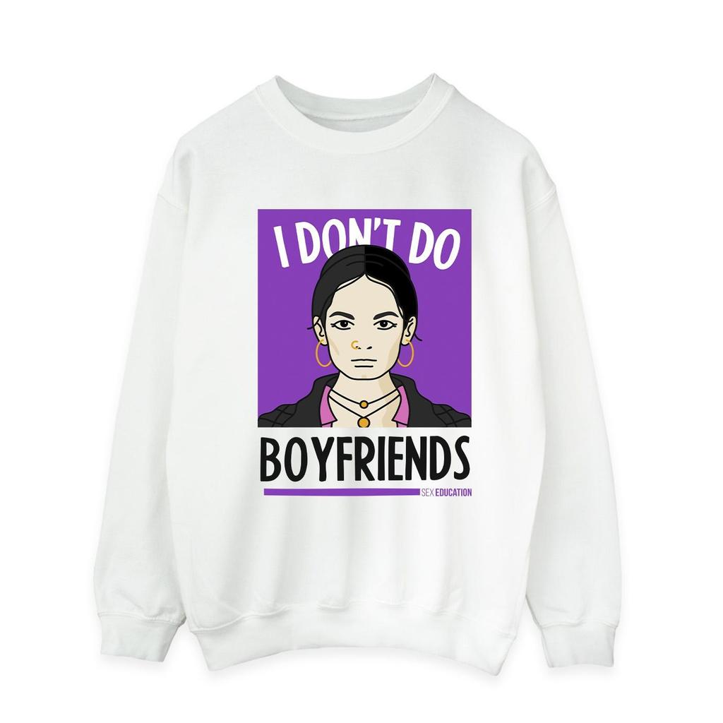 Netflix Mens Sex Education I Don´t Do Boyfriends Sweatshirt