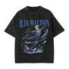 Ilia Malinin Ice Art Figure Skating Design Quad God Skater T-Shirt Novelty T Shirts Retro Tshirt Summer Cotton Plus Size Clothes