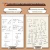 Capybara Thickened Tear-off Math Draft Paper - 100 Sheets for Primary Students