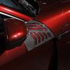 Для Porsche Taycan 2022 из мягкого углеродного волокна, передняя боковая накладка на крыло, наклейка на автомобиль