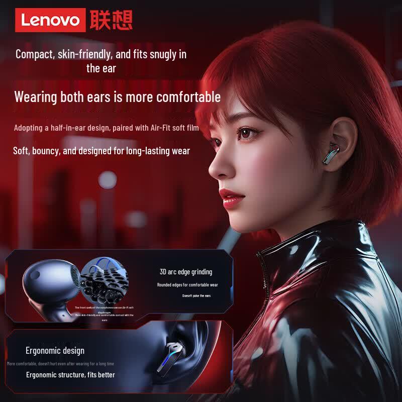 Lenovo Беспроводные Bluetooth игровые наушники TG101