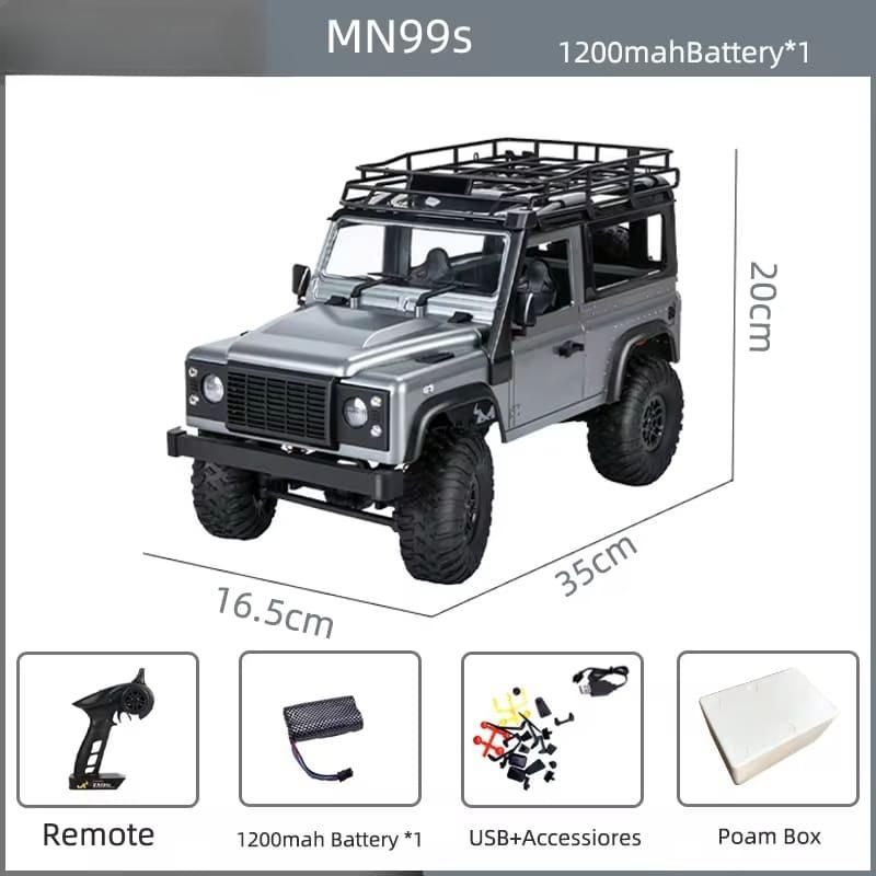 Новый полноразмерный полноприводный автомобиль с дистанционным управлением 2.4G 4WD MN99S, модель с дистанционным управлением, скалолазный автомобиль, пикап, грузовик с дистанционным управлением, игрушка для мальчика, подарок