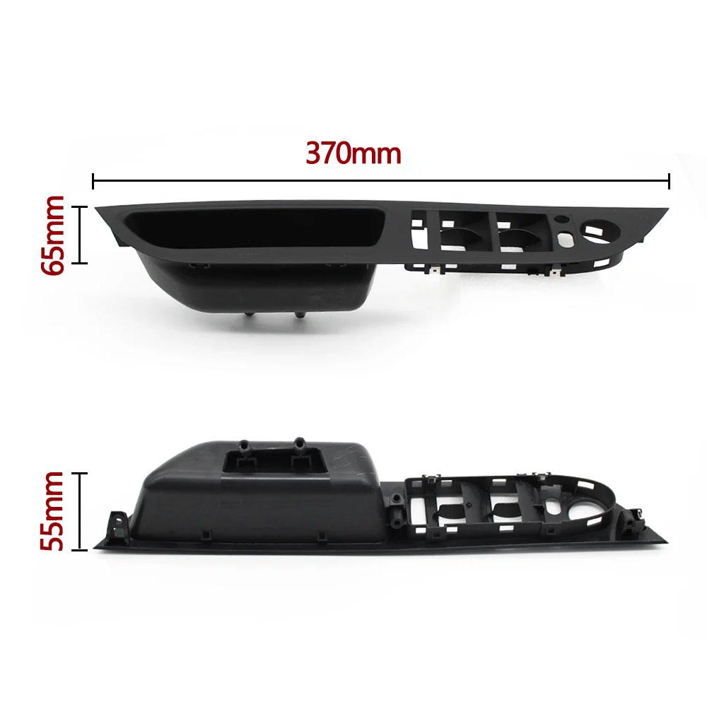 51416983703 LHD Car Driver Side Interior Handle Inner Door Armrest Panel Pull Trim Cover For BMW 5 Series E60 E61 2006-2010