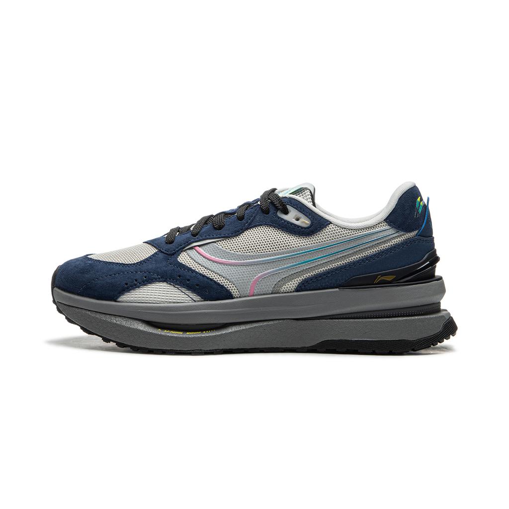 Li Ning Zheng Rong M1000 Retro Универсальные амортизирующие нескользящие износостойкие дышащие поддерживающие отскок низкие повседневные туфли AGCU445-1