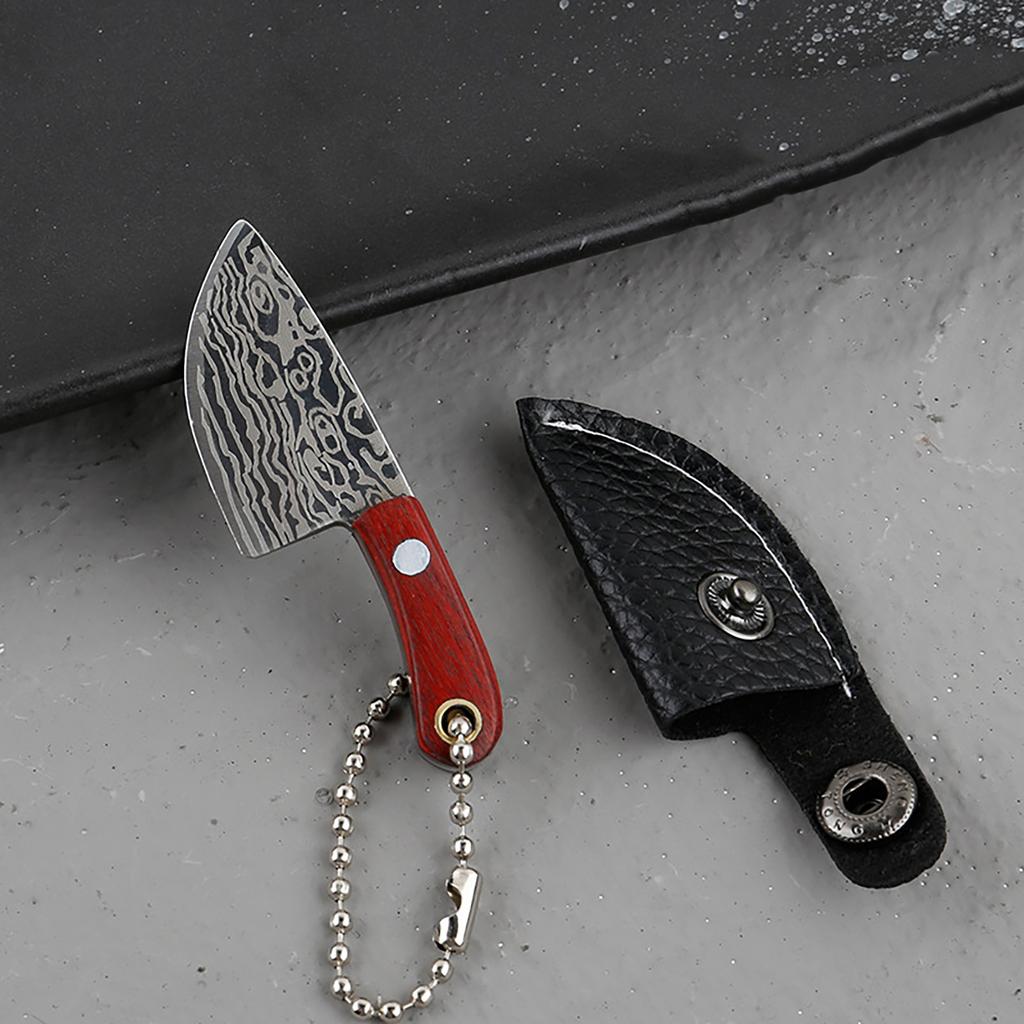 Портативный нож 6 см. Экспресс-нож для разборки. Нескладной нож. Коллекционный нож. Маленький кухонный нож. Креативный мини-портативный нож с открытым футляром.