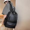 Школьный рюкзак женский корейская версия Харадзюку студенческий школьный рюкзак для старшеклассников простой однотонный большой вместимости студенческий
