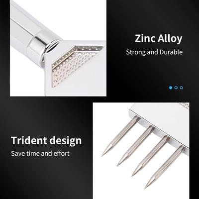 BORDSTRACT Ледоруб, Ледоруб из цинкового сплава с профессиональным дизайном, Металлический ледоруб пищевого класса для бара и кухни(К)