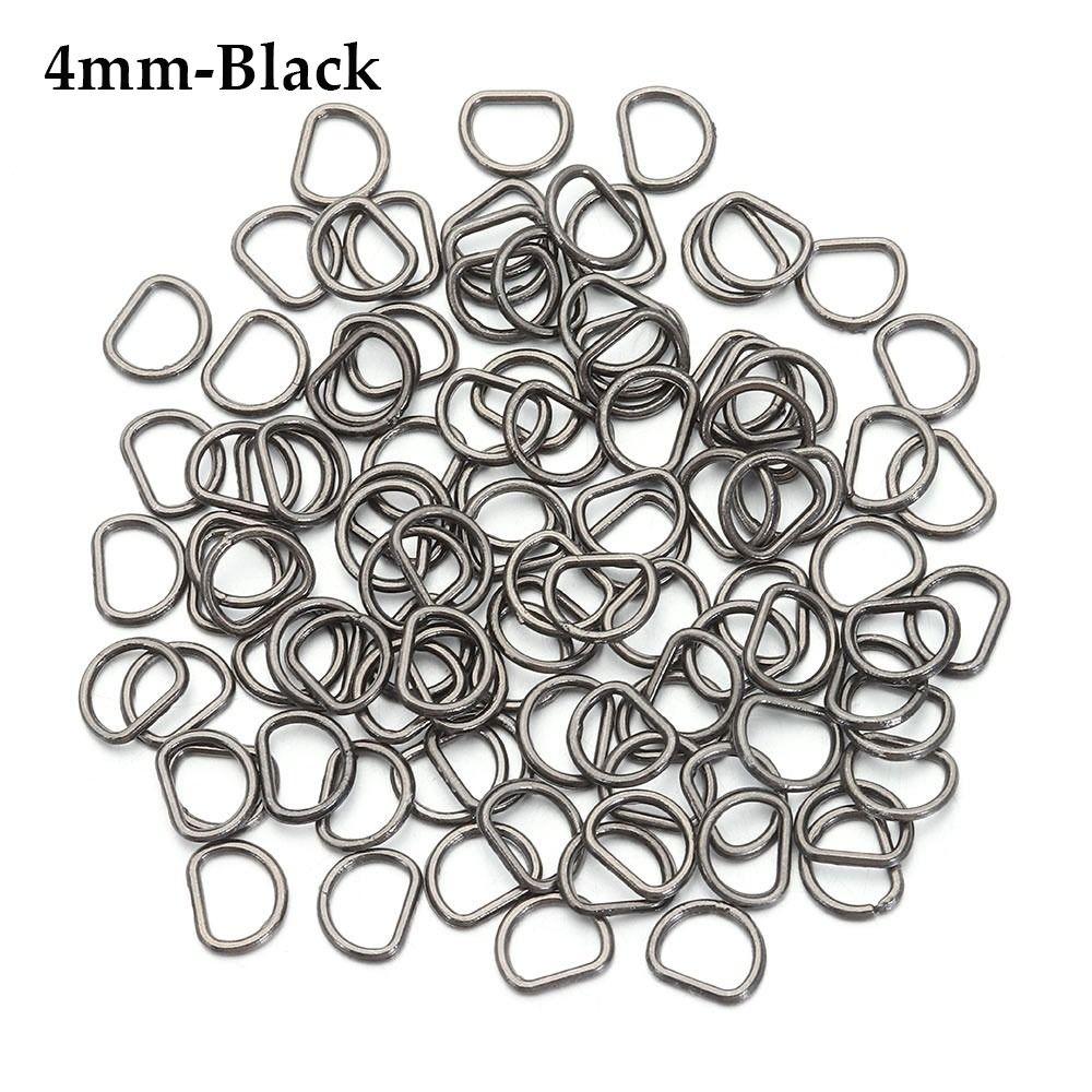 4мм/5мм Мягкие игрушки Мини Сверхмаленькая D-пряжка Сделай сам Куклы Пряжки Аксессуары для кукольных сумок Пуговицы для ремня