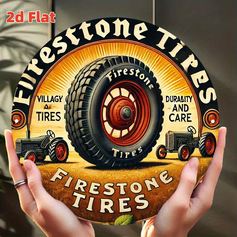 D Flat Firestone Tire A Durable And Caring Choice for The Countryside A Theme of Practical Rural Quality Assurance