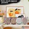 Cute Kitten Cat Puzzle Irregular Puzzle Toy Unique Irregular Puzzle  Birthday Xmas Gifts