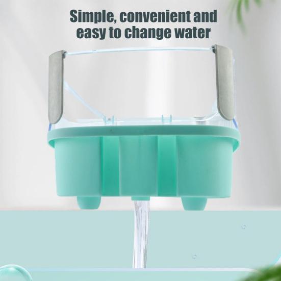 Акриловый террариум для черепах с платформой для купания Растения Полный обзор Визуально Среда обитания рептилий для черепах Крабов Раков