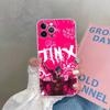 Чехол для телефона в стиле аниме Arcane J-Jinx для iPhone 16 15 14 13 12 Mini 11 Pro XS Max X XR SE 6 7 8 Plus Мягкий силиконовый чехол