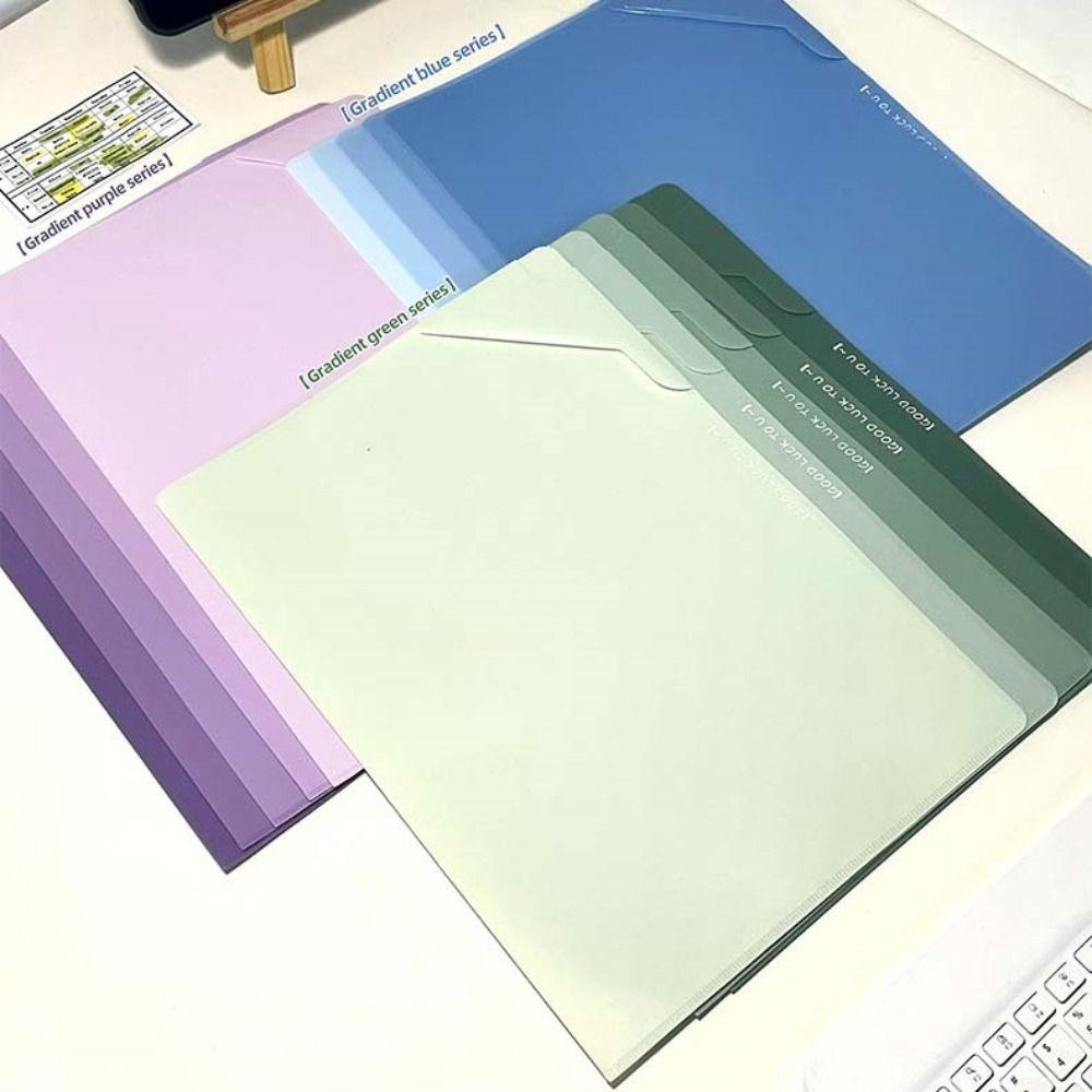 Large Capacity File Folders Sorting Storage Document Bag Creative File Organizer Office Supplies