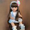 Куклы-близнецы Reborn Babies Girl, 55 см, полностью силиконовые, виниловые, реалистичные, кукла принцессы с длинными волосами, Bebe Reborn, подарки на день рождения, изготовленные из KEIUMI