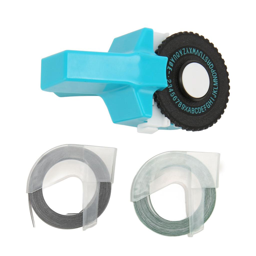 Embossing Label Maker Machine with Tapes Handheld 3D Portable Embossed Label Printer for Home Busine