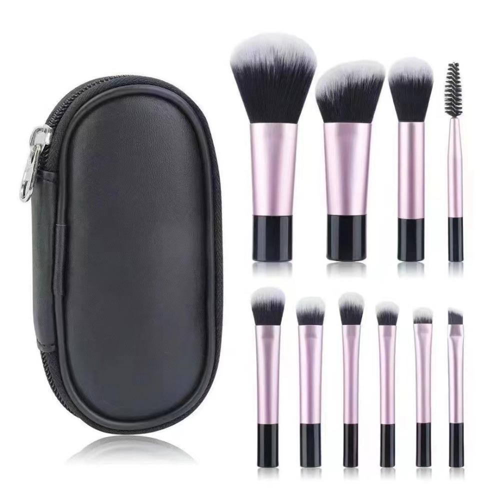 10pcs/set Soft Bristles Cosmetic Brush Professional Makeup Tool Durable Make Up Supplies