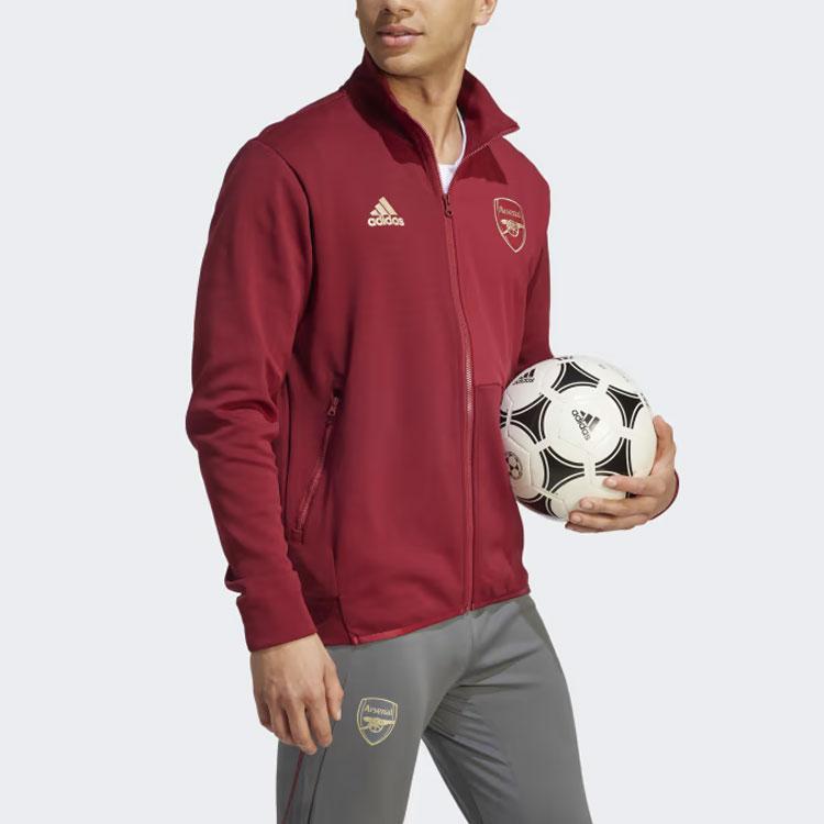 adidas Куртки Арсенал Мужские Craft Красный Стойка Умеренный Другое HZ2080