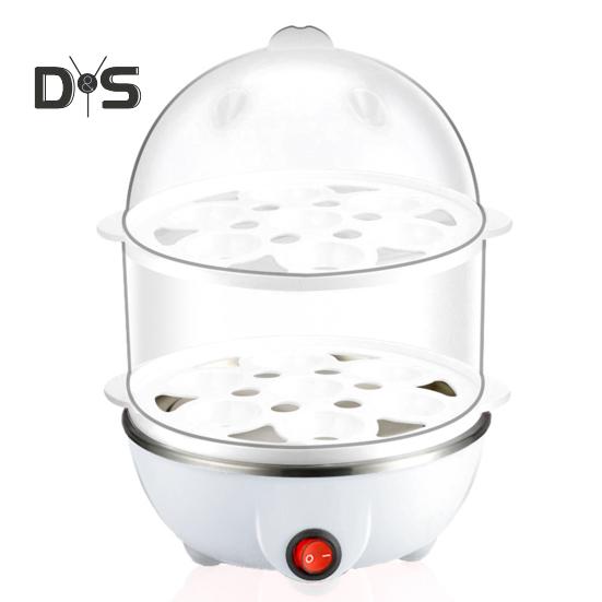 Автоматическая яйцеварка, яйцеварка большой емкости, одно-/двухслойная, 350 Вт, многофункциональная машина для приготовления вареных яиц на пару с заварным кремом