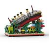 Модель круизного лайнера «Титаник» MOC Разбить пополам Строительные блоки Морская жизнь Рыбы Растения Кирпичи Лодка Наборы Демонстрационные игрушки для сборки