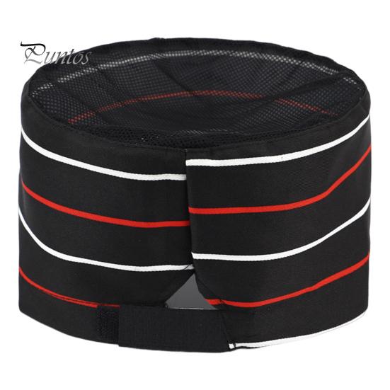 Поварской колпак унисекс для кухни, колпак для ресторана отеля, колпак повара с хорошей воздухопроницаемостью, полый сетчатый верх, рабочая кепка официанта, колпак для повара, мастерская, заводская кепка