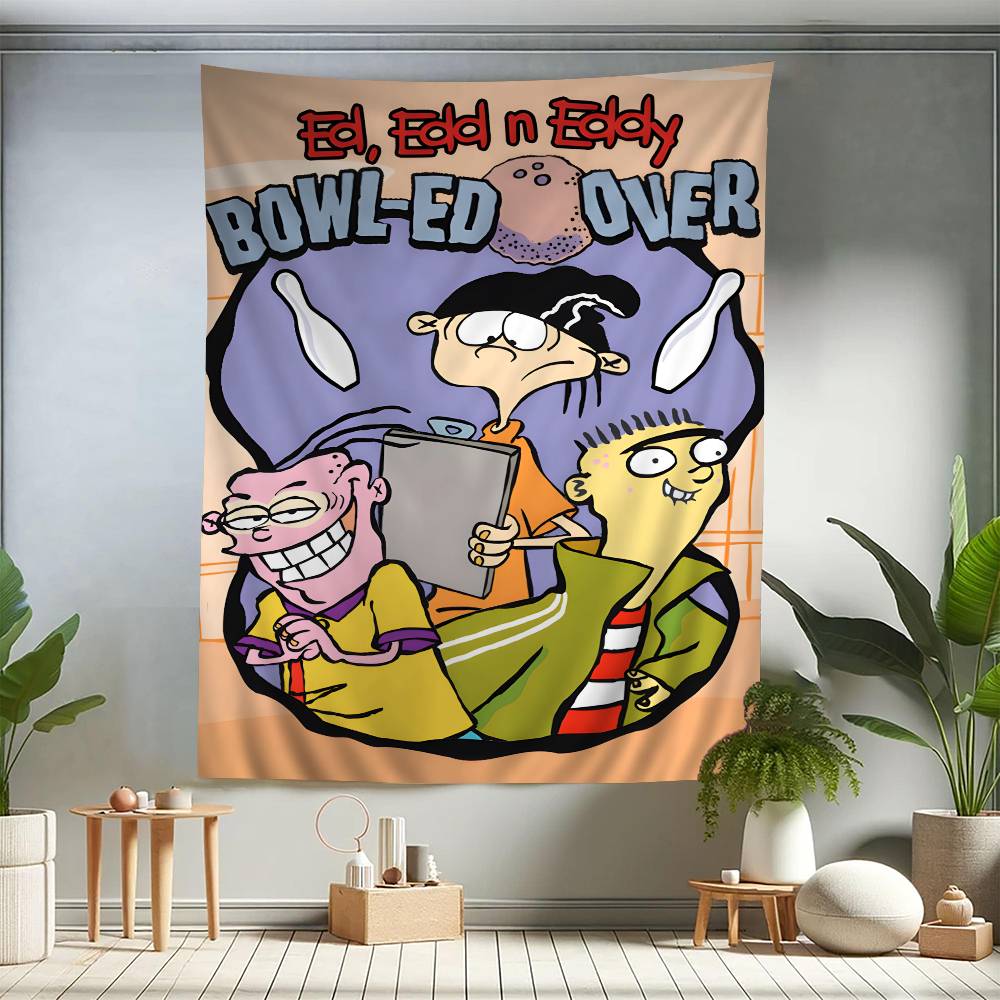 Мультяшный EEd Edd N Eddy Аниме Принт Большой Настенный Гобелен Дешевый Хиппи Настенное Полотно Богемные Настенные Гобелены Мандала Домашний Декор