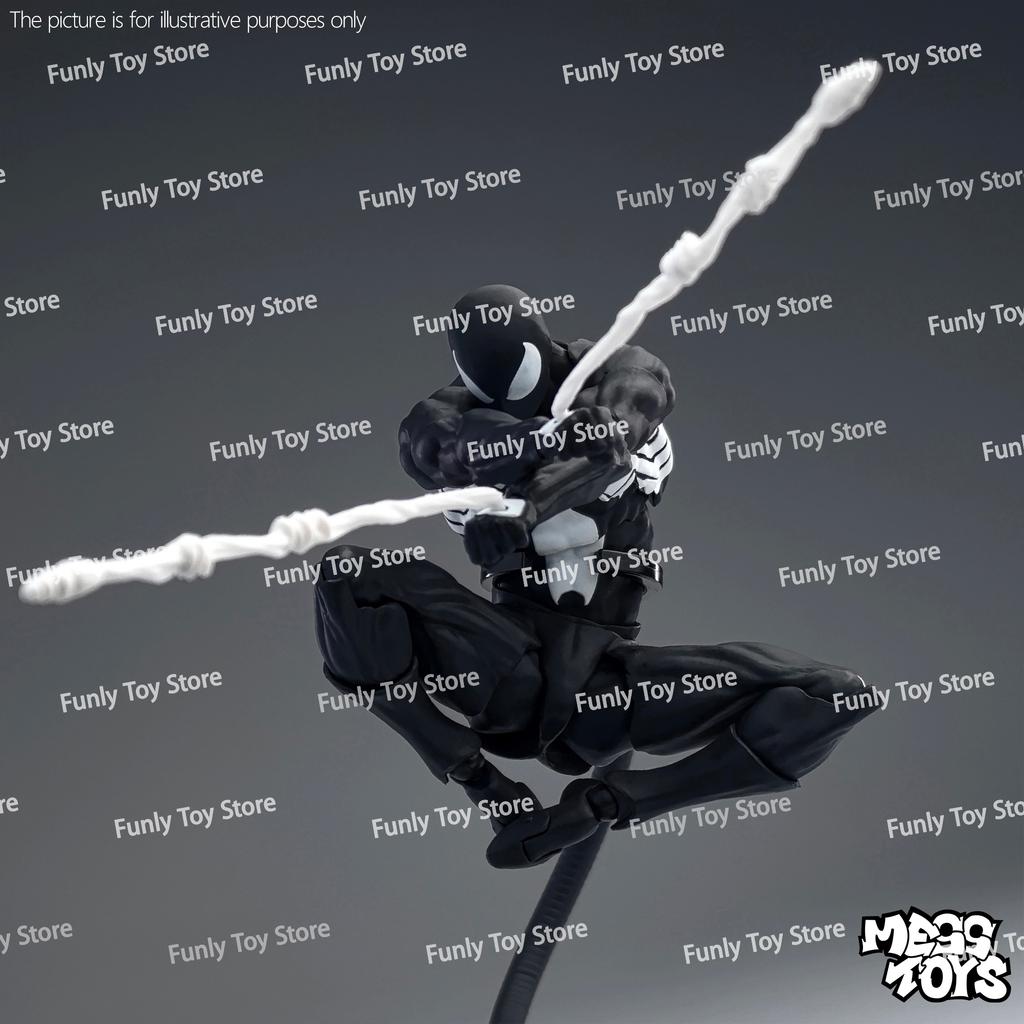 В наличии Игрушки-месилки Человек-паук Симбиот Человек-паук Игрушки-месилки Черный костюм Сосед Алый Паук Аниме Экшн-фигурка Подарки Игрушки