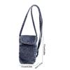 Street Style Denim Crossbody Bag Y2K Phone Purses Fashionable Canvas Bag  Women&Men