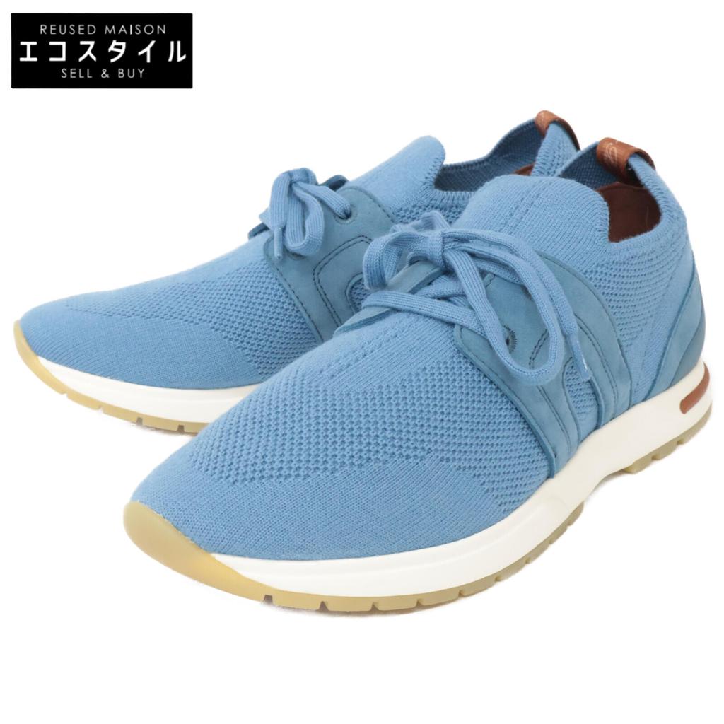 loro piana 360LP Lady Flexi Walk Sneakers Shoes 37 blueUsed