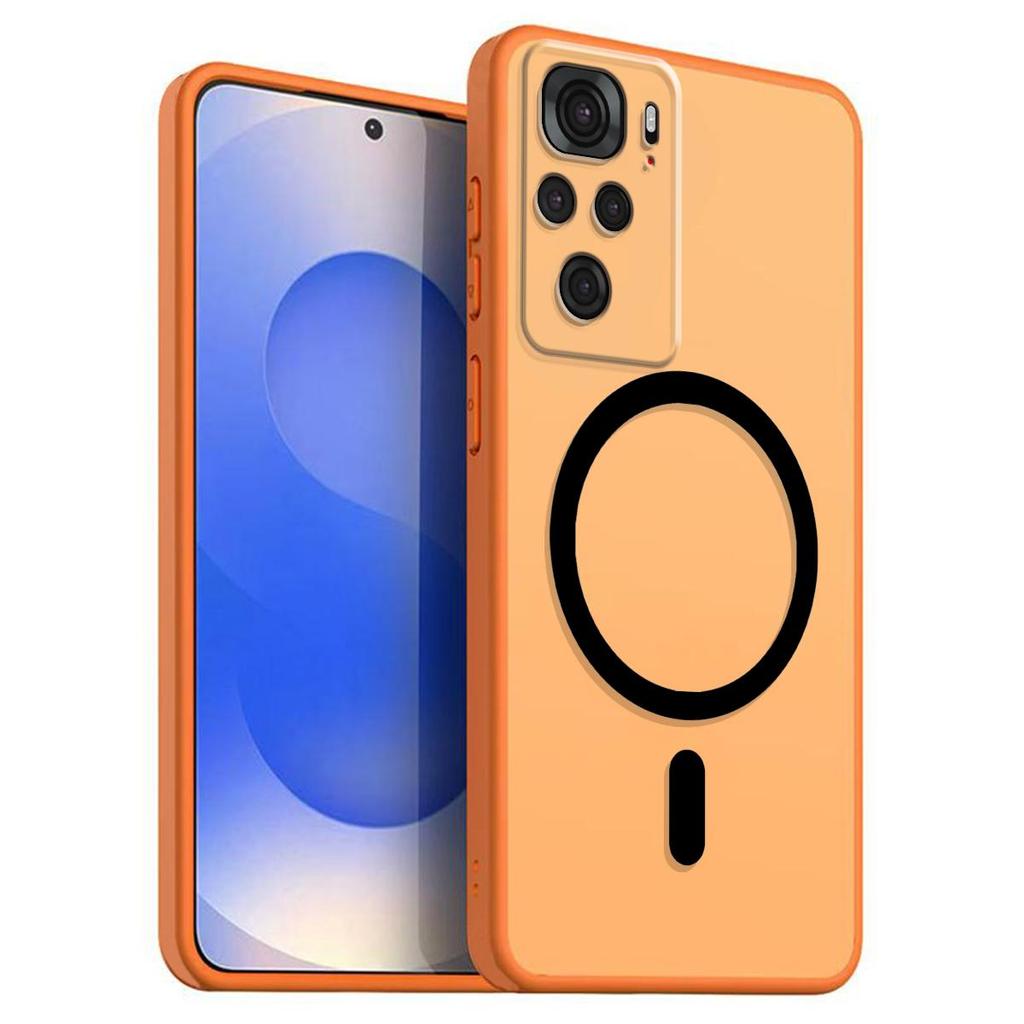 Магнитный железный кольцевой чехол для телефона для Xiaomi Redmi Note 10S 4G, 10 4G, POCO M5s, матовый мягкий ТПУ, противоударный чехол