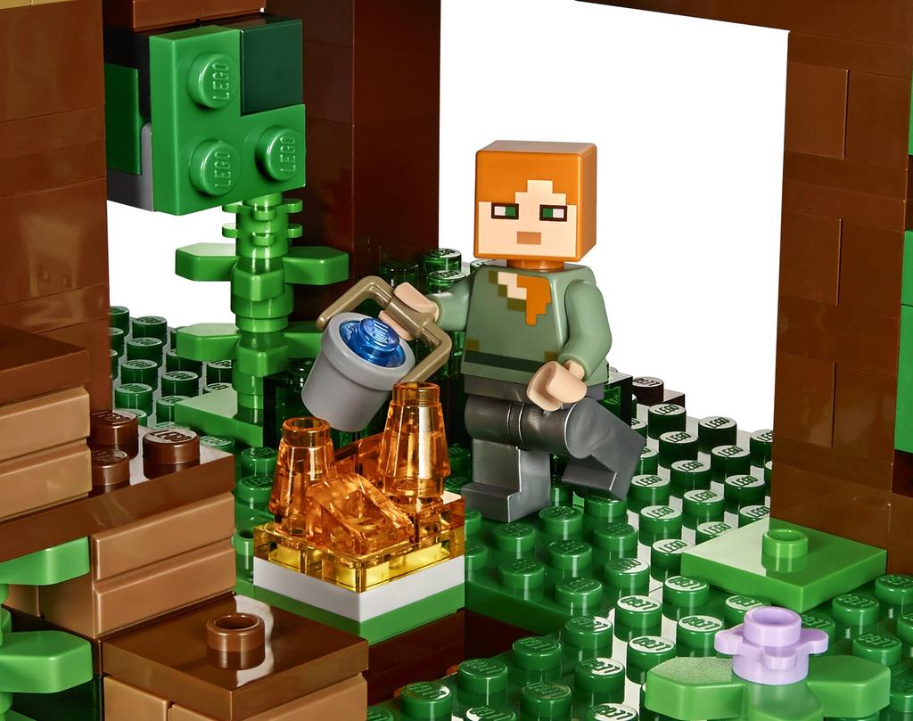 Импортированный LEGO Minecraft LEGO Minecraft Дом на дереве в джунглях 21125 [Предмет]