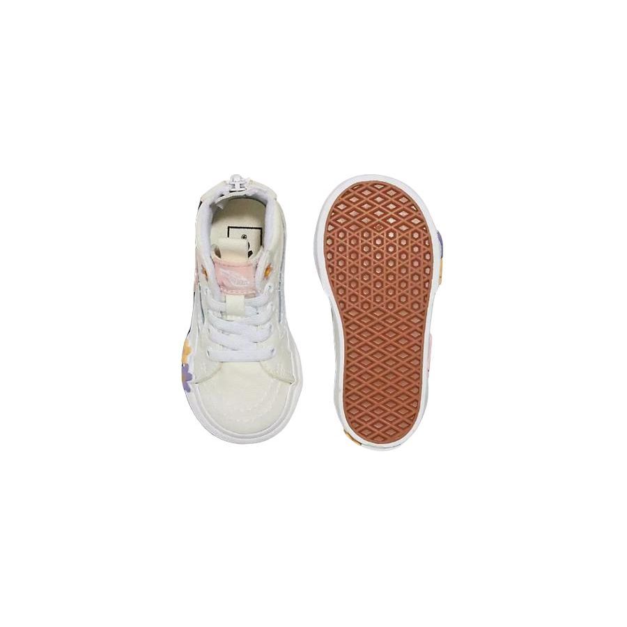 Vans Sk8-Hi High-Top Walker Shoes Baby Shoes White VN000CPUC9F