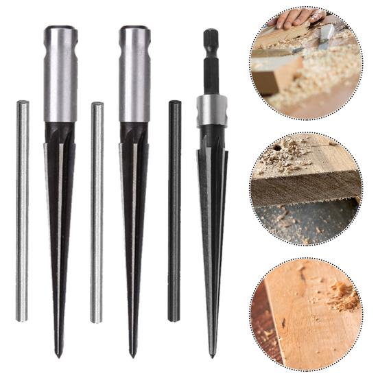 3–13 мм/5–16 мм, широко используемая коническая развертка, шестиугольный/круглый хвостовик, пробойники, специальные инструменты с Т-образной ручкой, конусная развертка, дерево