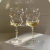 Creativity, Artistic Sense, Colored Gem Wine Glass, Colored Dot Glass, Goblet, 2PCS