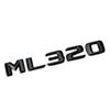 CTMMV1 3D ABS Black Chrome For Mercedes Benz Car Letters Trunk Emblem Badge Sticker ML250 ML270 ML300 ML320 ML 350 500 Logo Accessories