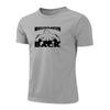 Do The Work Summer Mesh Quick Dry O-Neck Bodybuilding Fitness Gym Sports Mens Breathable Printed Cool Short Sleeve T-shirt