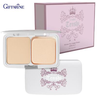 Tenshi Moisture Stay Compact Powder SPF20 PA++, Ультралегкая, гладкая и прозрачная тональная пудра с UVA и UVB, 14 г 23111-23112