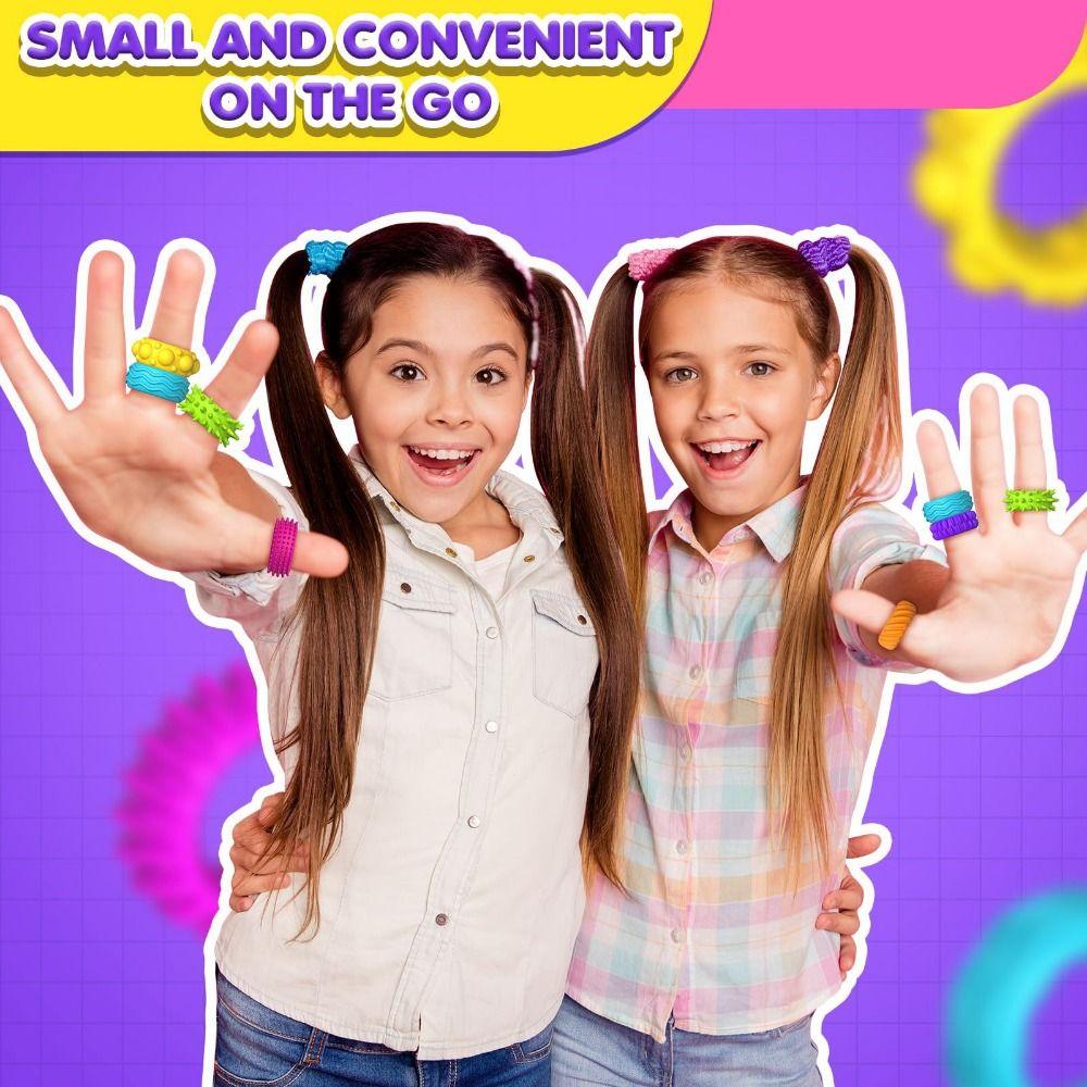 With Tips Silent Decompressors Rings Enhancing Attention Silicone Sensory Ring Adult